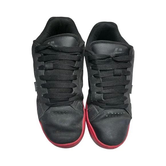 Y2K Etnies Metal Mulisha Skull Puffy Black Skate Shoes Sz 10 Mens Skater - Picture 6 of 9